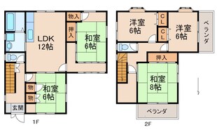 一戸建16014の物件間取画像